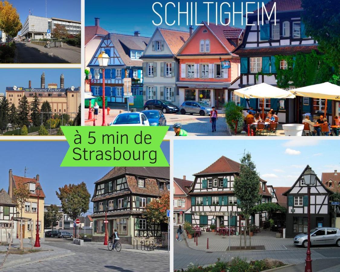 Ferienwohnung VIEUX SCHILIK / Parking / Tram / Parlement / Proche Strasbourg Centre Schiltigheim Exterior foto